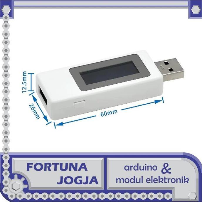 Kws V30 Usb Tester Arus, Tegangan, Waktu, Kapasitas Daya, Dan Kuantitas Listrik 4V-30V 0.00A-6.5A