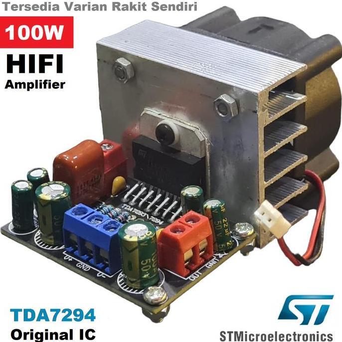 Dj- Modul Hifi Power Amplifier 100W Mono Tda7294 Subwoofer Speaker Aktif