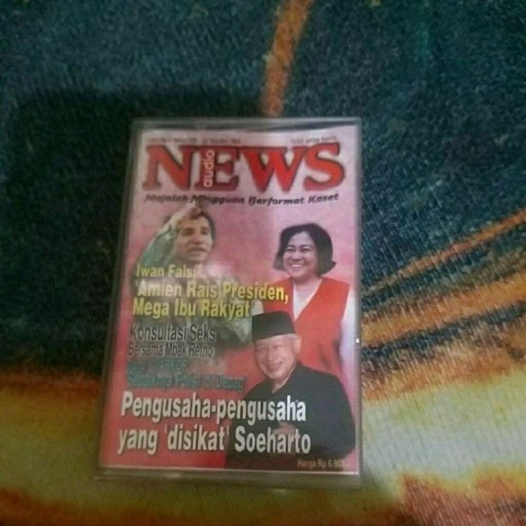 kaset pita audio news iwan fals Amien rais prisiden mega ibu rakyat