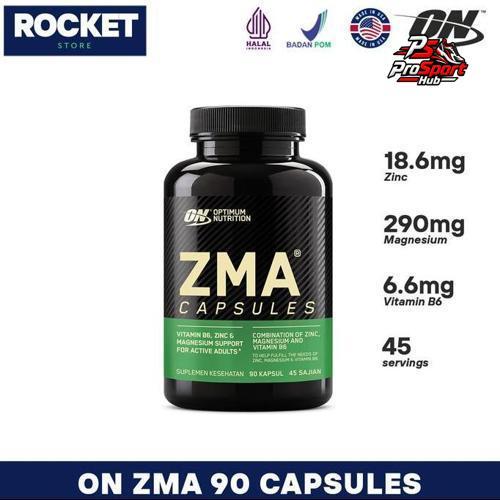 Optimum Nutrition ON ZMA 90 capsules - Suplemen Zinc Magnesium Vitamin B6