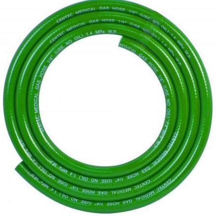 Selang Gas Medis Oksigen Selang Ventilator O2 O2 Hose HIJAU