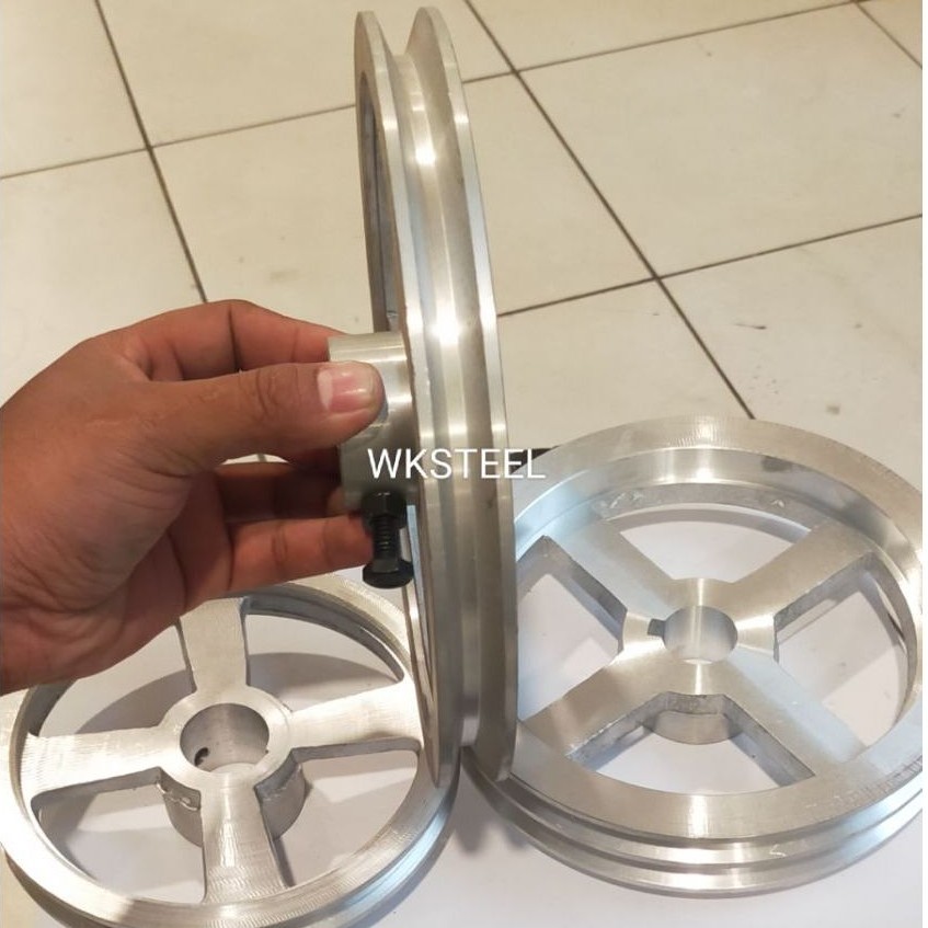 Pully Pulli A1 8" Inch Lubang As 19mm, As 20mm, As 22mm, As 24mm, As 25mm,  As 25,4mm  /1 inch , As 