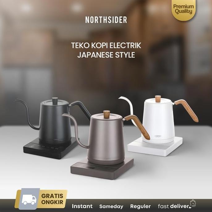 JINSEI TEKO KOPI ELECTRIC GOOSENECK COFFEE KETTLE JAPANESE ZK-KH202