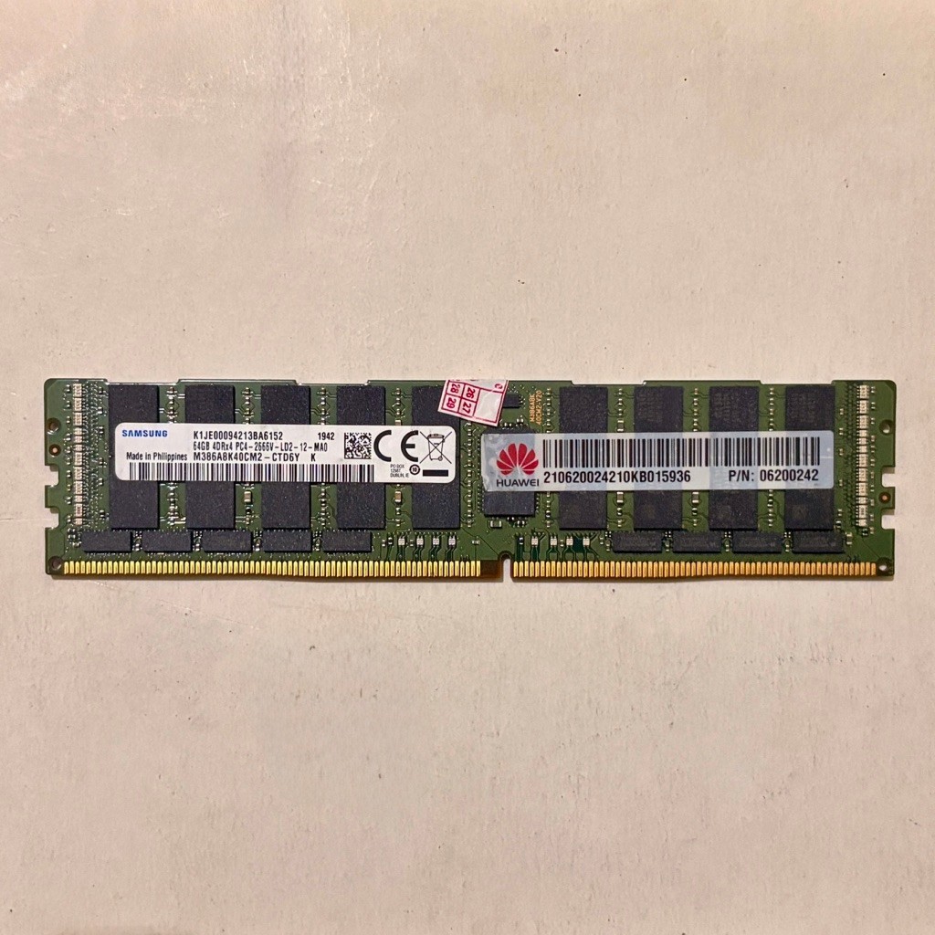 Samsung RAM Enterprise Server 64GB DDR4 4DRx4-2666MHz ECC LRDIMM