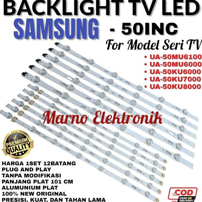 BACKLIGHT TV LED SAMSUNG 50 INC INCH UA50MU6100 UA50MU6000 UA50KU6000 MRN99