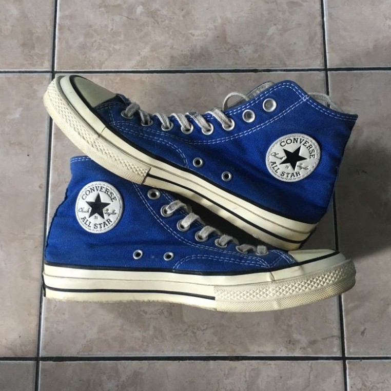 Converse high 70s blue bird