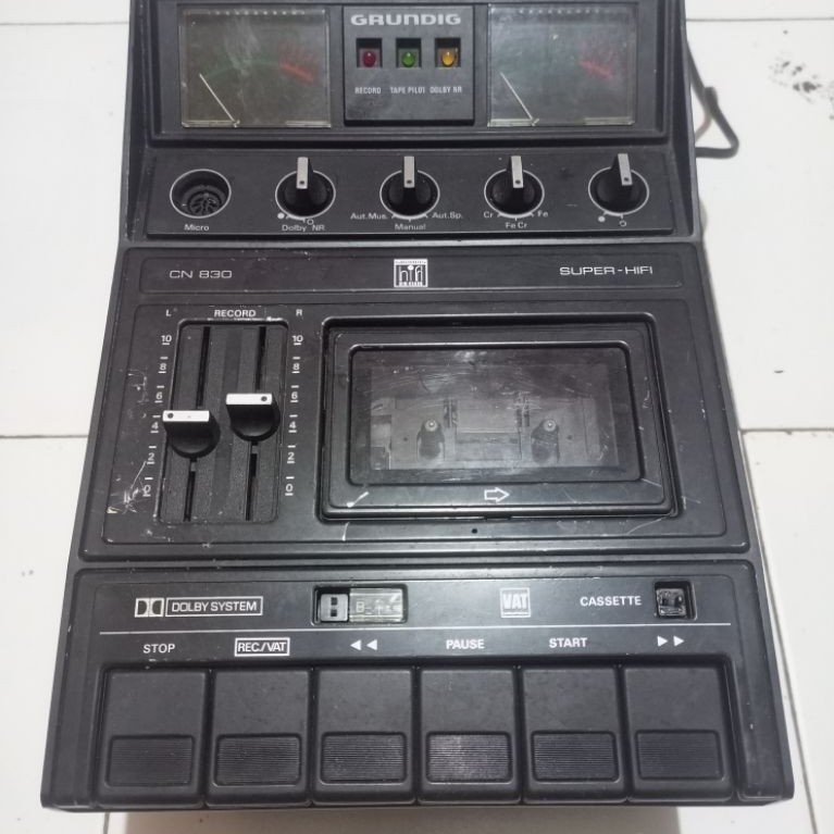 tape cassete grundig CN-830 vintage 1970 super rare Made in germany