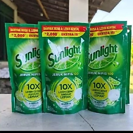 Sunlight Jeruk Nipis 100 sachet penghilang bau pakaian