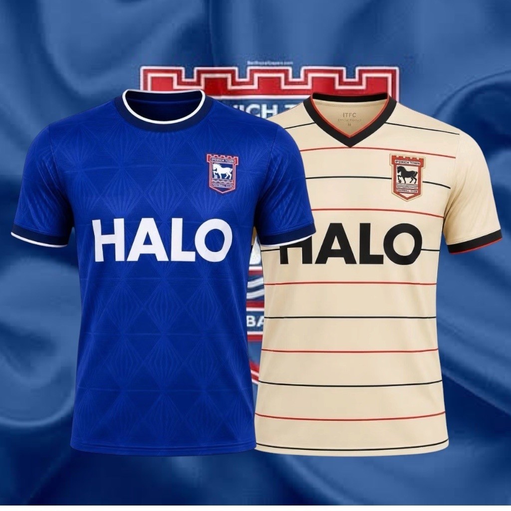 JERSEY IPSWICH TOWN TERBARU HOME AWAY 26/27 kaos bola full printing custom
