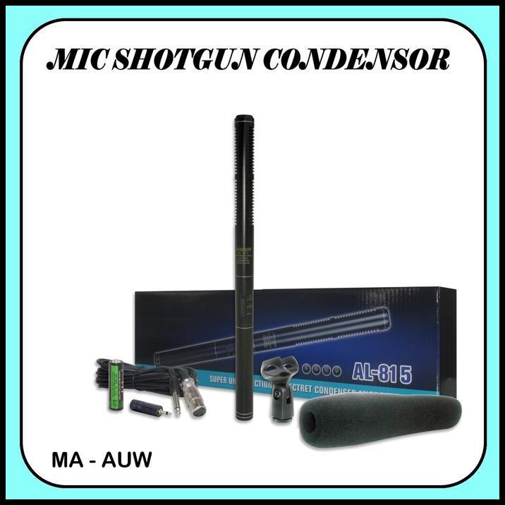 TERLARIS MIC SHOTGUN CONDENSOR STICK PANJANG - MIC TELE TODONG SHOTGUN MURAH AL AUW 