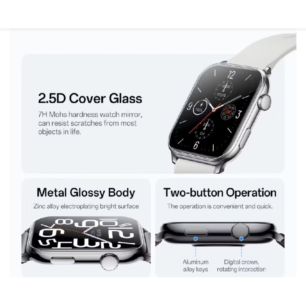 Aolon GTS3 Smartwatch wanita black/jam tangan wanita