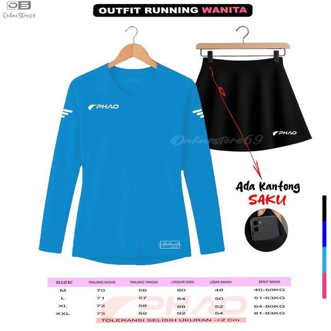 Set kaos olahraga senam wanita / set olahrga aerobic / pakaian olahraga joging / outfit running wani