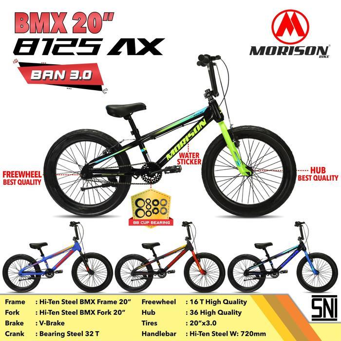 Sepeda BMX Morison 8125 AX DB 20" - 2.5