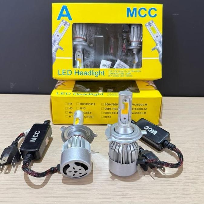Bohlam Mobil LED H4 Super Terang Bohlamp LED type H4 Mode 3 WARNA