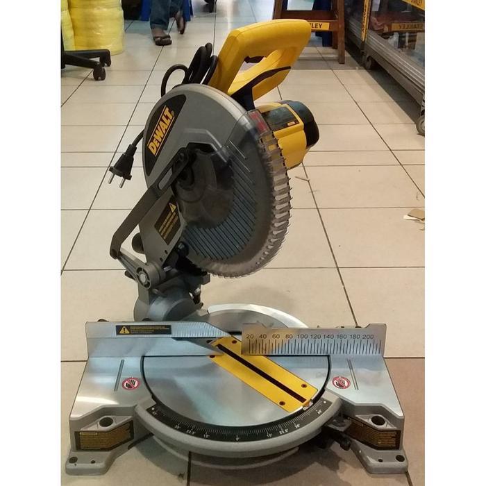 Mesin Potong Aluminium Kayu / Miter Saw 10" DEWALT DW714