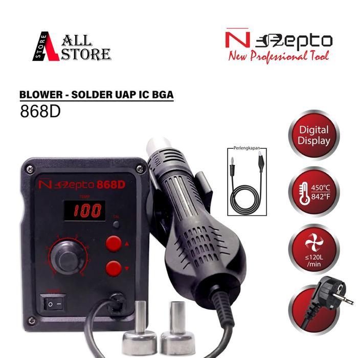 BLOWER NEPTO 868D ORIGINAL - Nepto 868D Solder Uap / Blower / Hot Air Gun Original