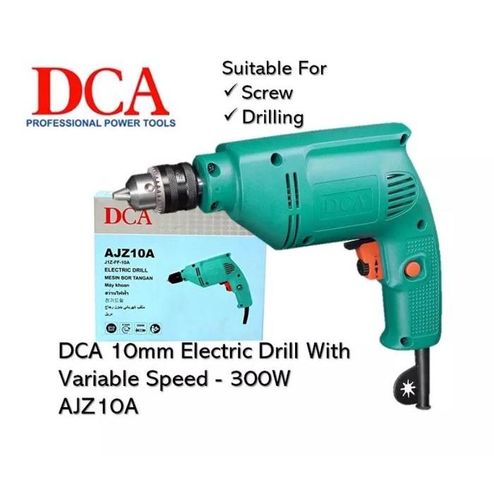 DCA AJZ10A Mesin Bor 10mm Electric Drill 10 mm Bor Rumahan Besi Kayu - DCA