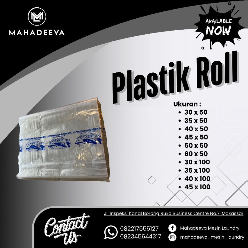 Plastik Laundy Packing Roll