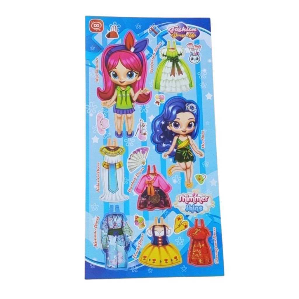 Mainan bepe-bepean/barbie kertas