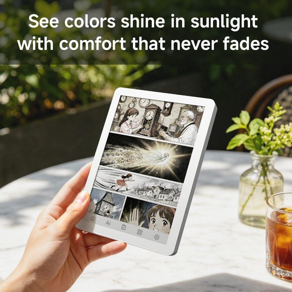Bigme B6 Color E-Ink Ebook Reader 6 Inch Os Android 14 Octa Core E Book