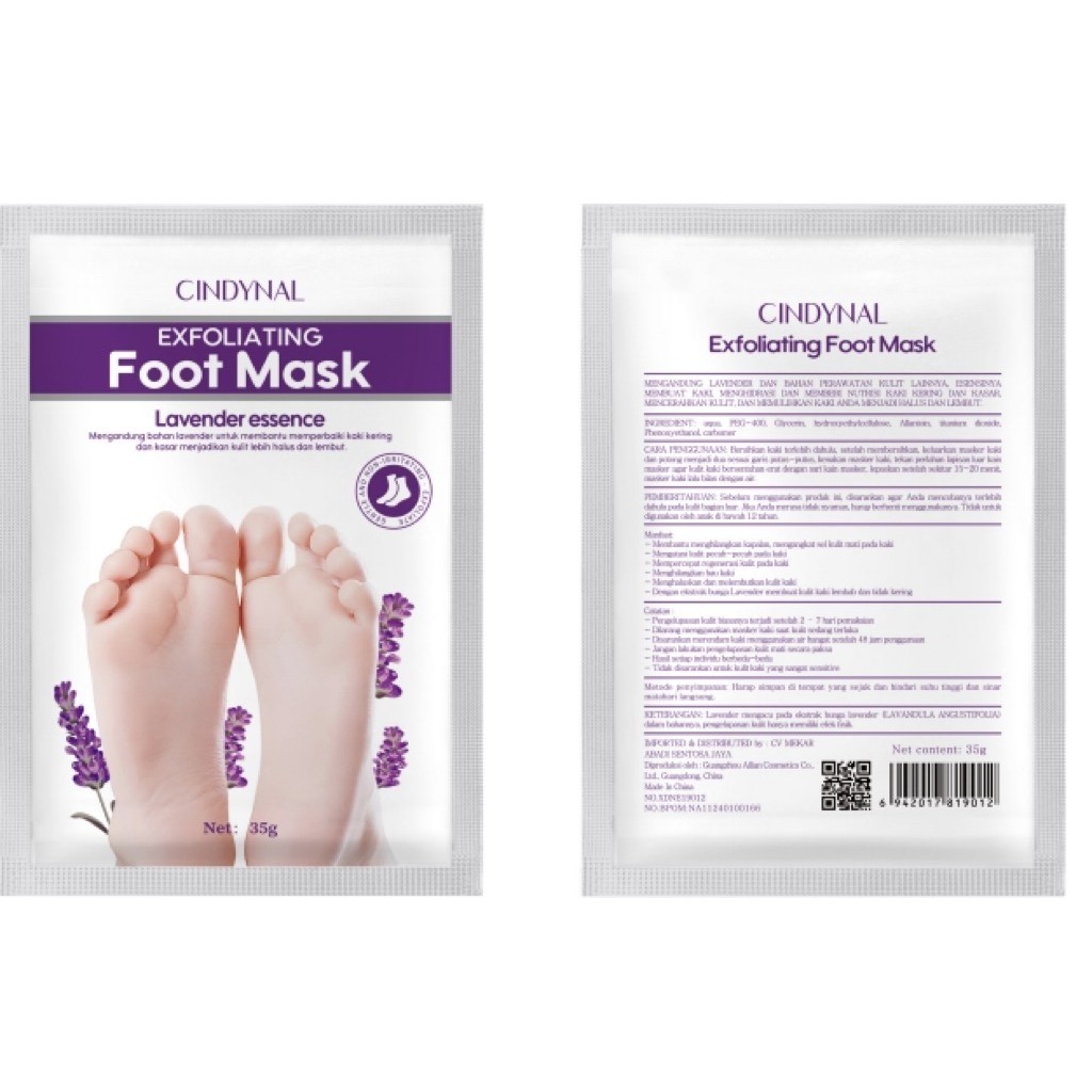 Cindynal Foot Mask Bpom