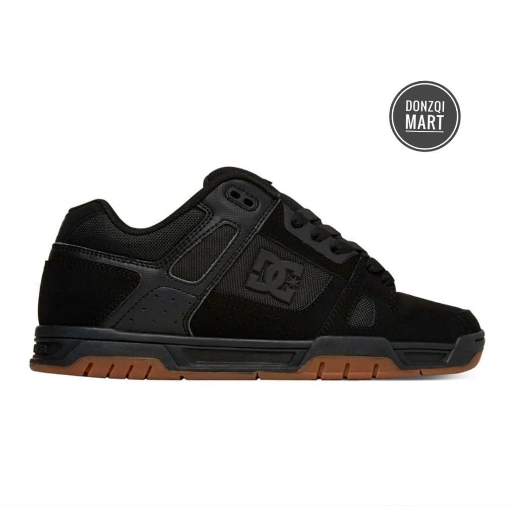 DC STAG Mens Sneakers Shoes - Black/Gum
