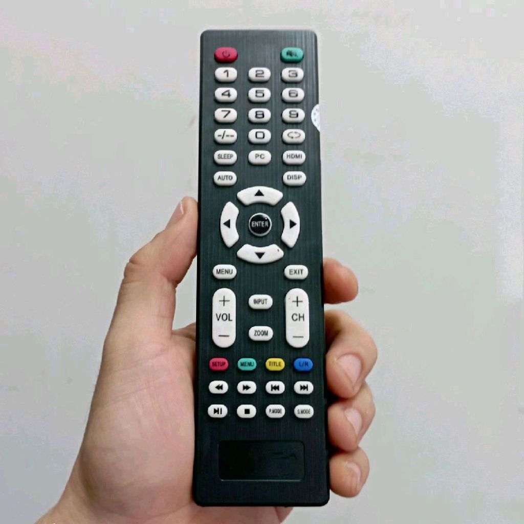 Remote Remot LCD LED DVB-T2 Digital TV Universal Tanpa Setting Ichiko Aoyama JUC Niko Nagoya (NGY) M