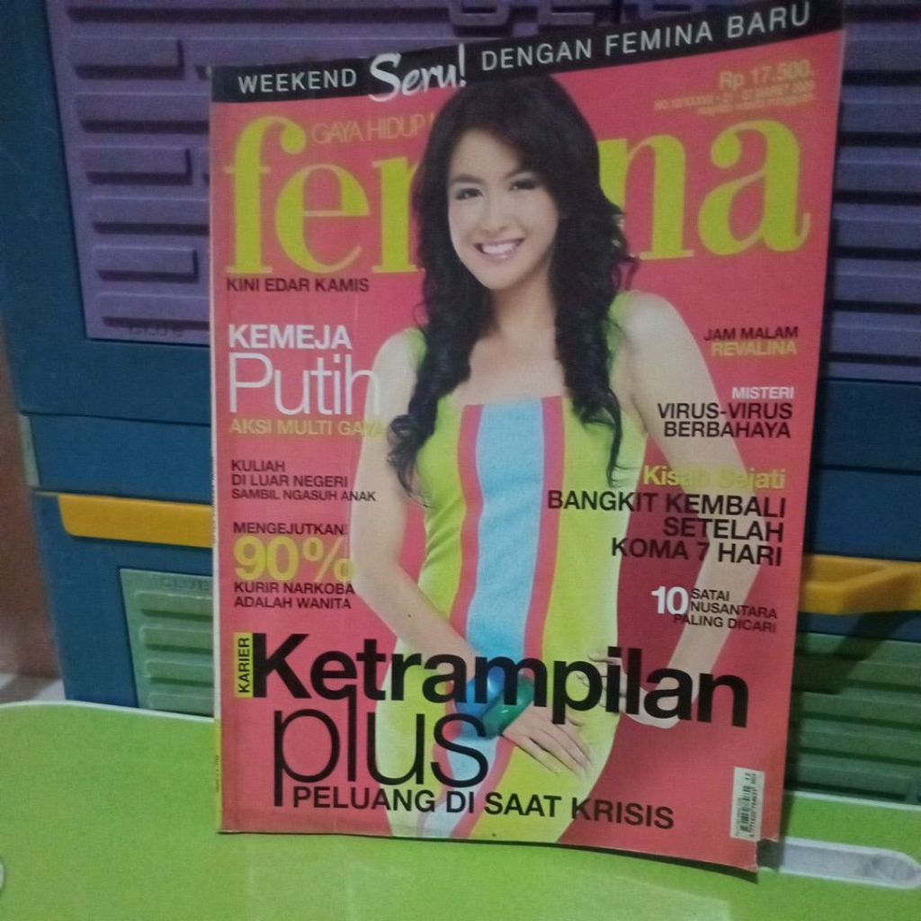 majalah femina edisi no 12 maret 2009 (bekas)