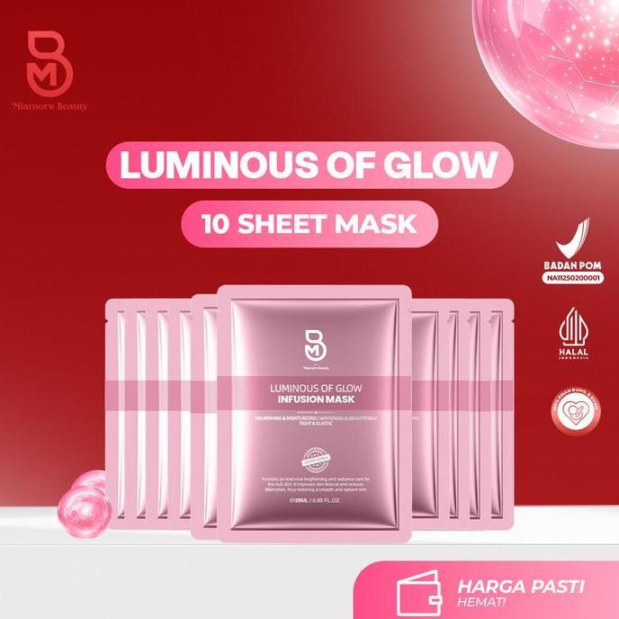 Lovely- Nv [Buy 5 Get 5] Infusion Sheetmask Part Of Luminous Of Glow By Miamore Beauty