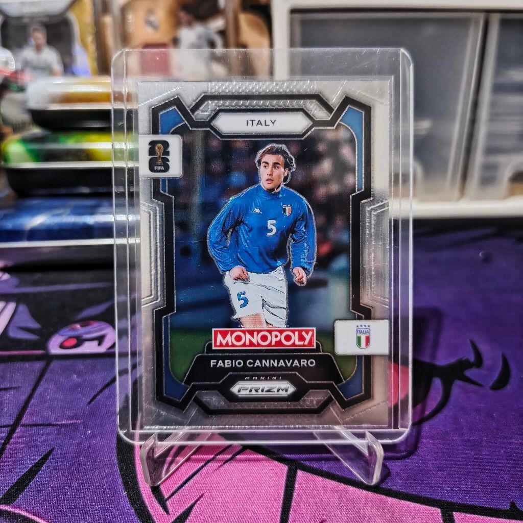 KARTU BOLA FABIO CANNAVARO MONOPOLY ITALY PANINI PRIZM 25/26
