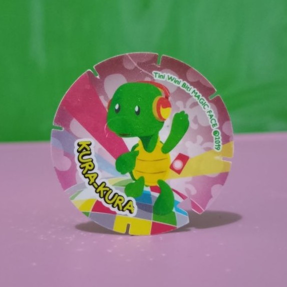 Tazos / Tajos TINI WINI BITI MAGIC FACE - KURA-KURA - Murah Retro Vintage Rare Koleksi Mainan Anak A
