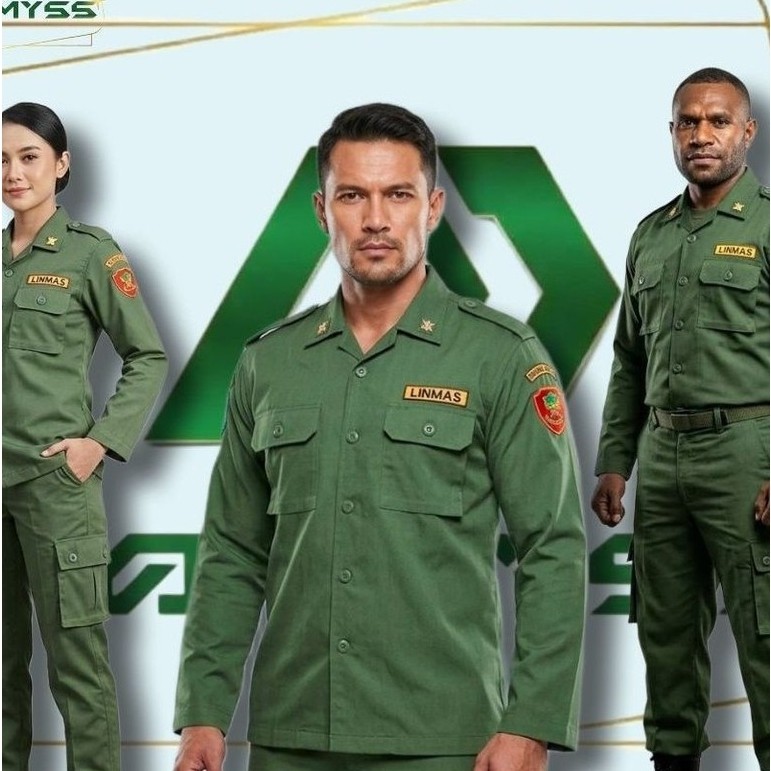 Seragam Linmas Pdl linmas Baju celana pdl linmas