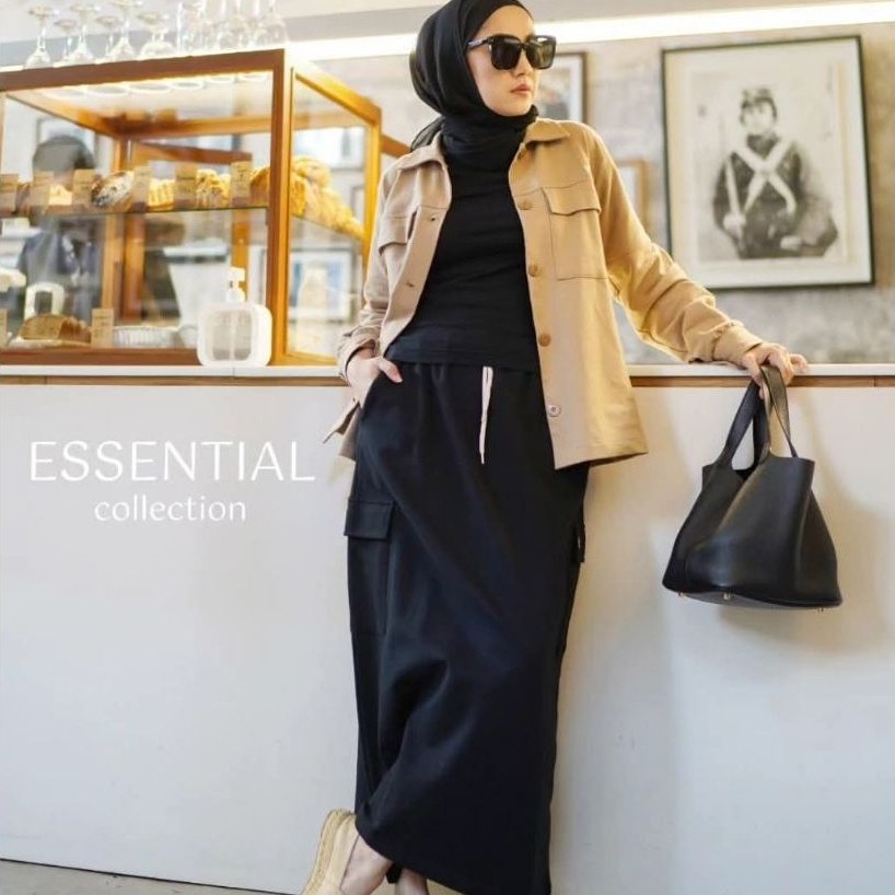 Danish Skirt dan Jacket - Essential set by Monel Boutique - Jaket wanita premium dan rok wanita baha