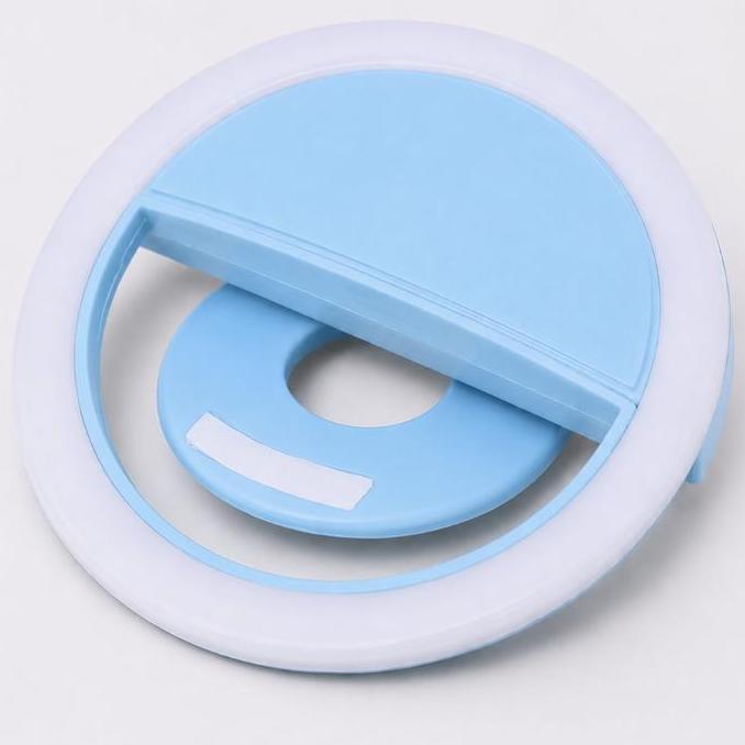 LAMPU LED RING SELFIE 3 MODE CAHAYA / LAMPU LED RING HP KOMPUTER LAPTOP