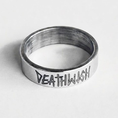 cincin dw skateboarding silver