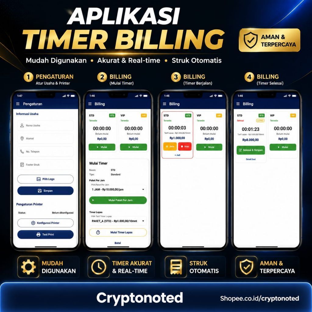 Aplikasi Billing Playstation Android