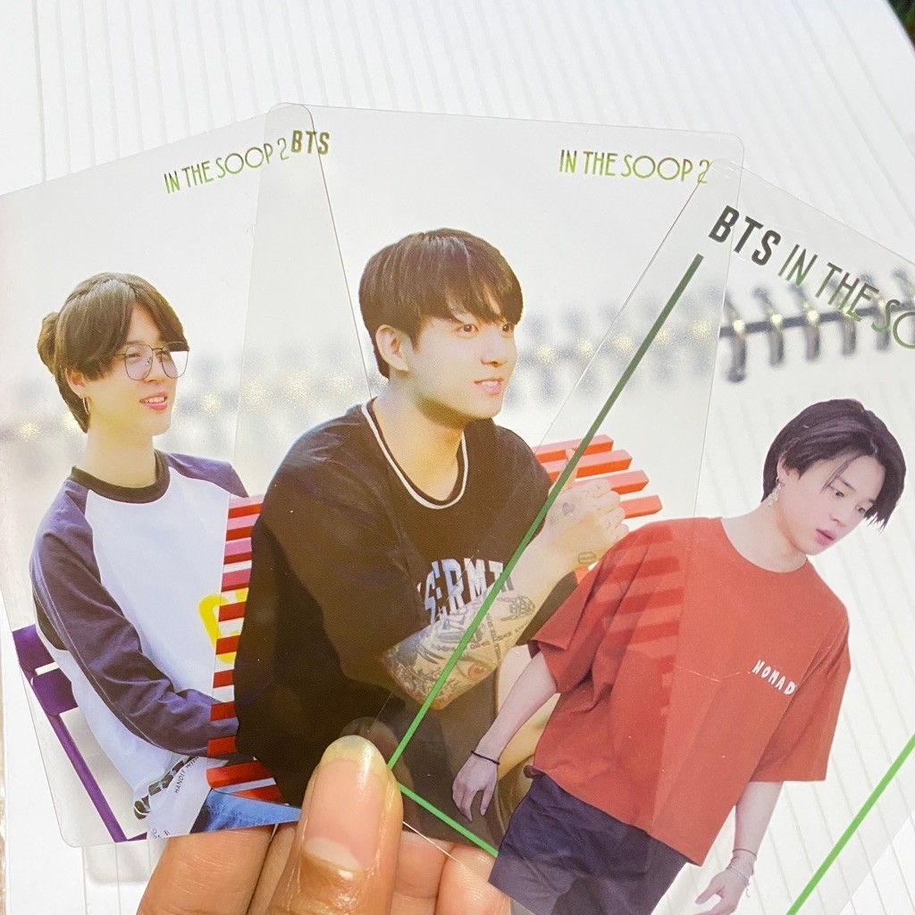 PC Photocard Clear In The Soop BTS Official JIMIN JUNGKOOK ITS