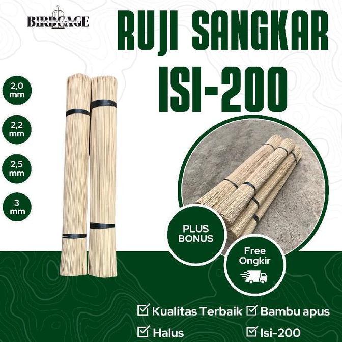 Ruji Sangkar Burung isi 200 panjang 60 cm
