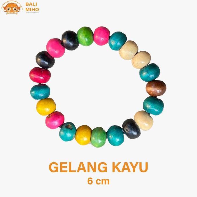 *****] Gelang Kayu Warna Warni Gelang Manik Gelang Warna Warni Gelang Bola