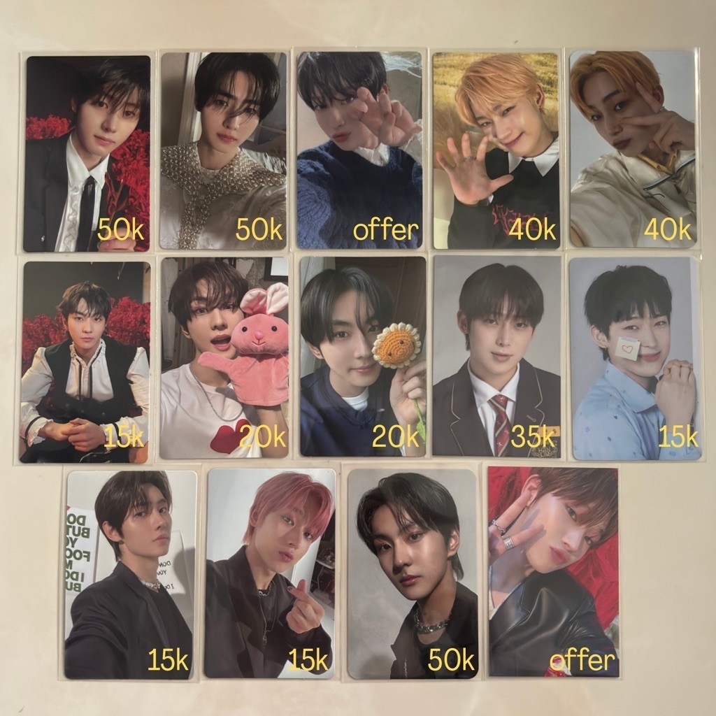 [ready stock] pc enhypen sunghoon sunoo jungwon era dimension:answer dark blood orange blood romance