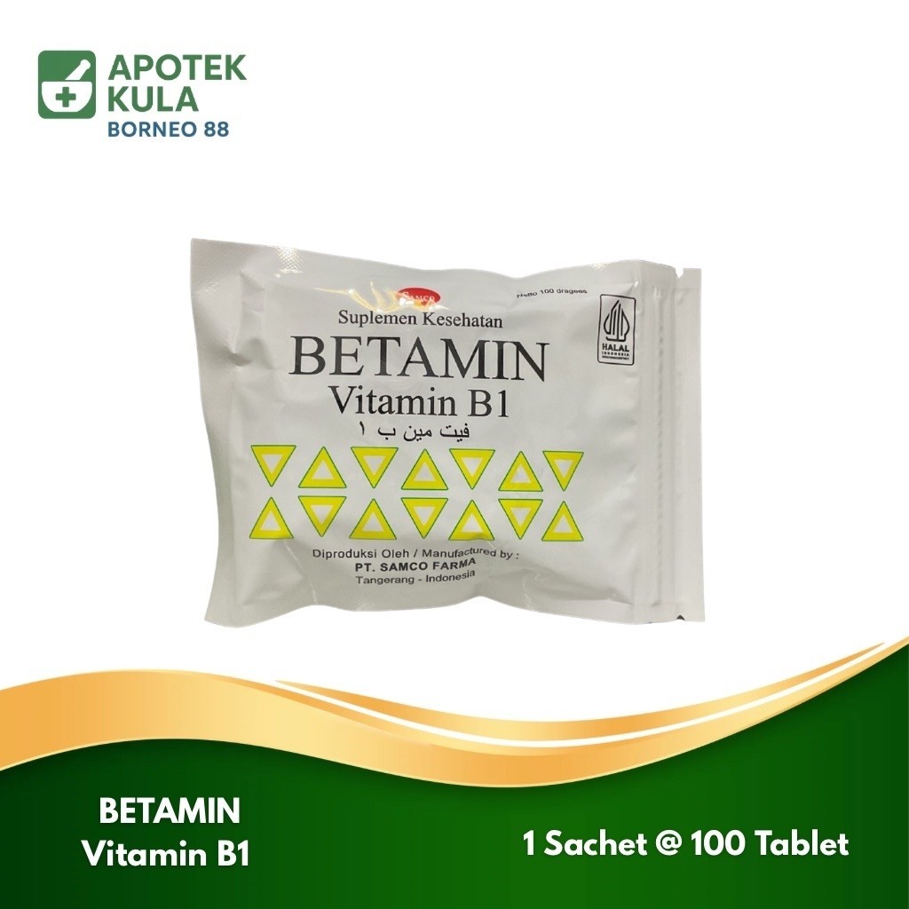 Betamin Vitamin B1 1 Zak @ 100 kaplet