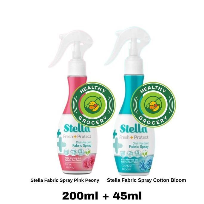Stella Fabric Spray Cotton Bloom 200ml + 45ml / Stella Fabric Spray Pink Peony 200ml + 45ml