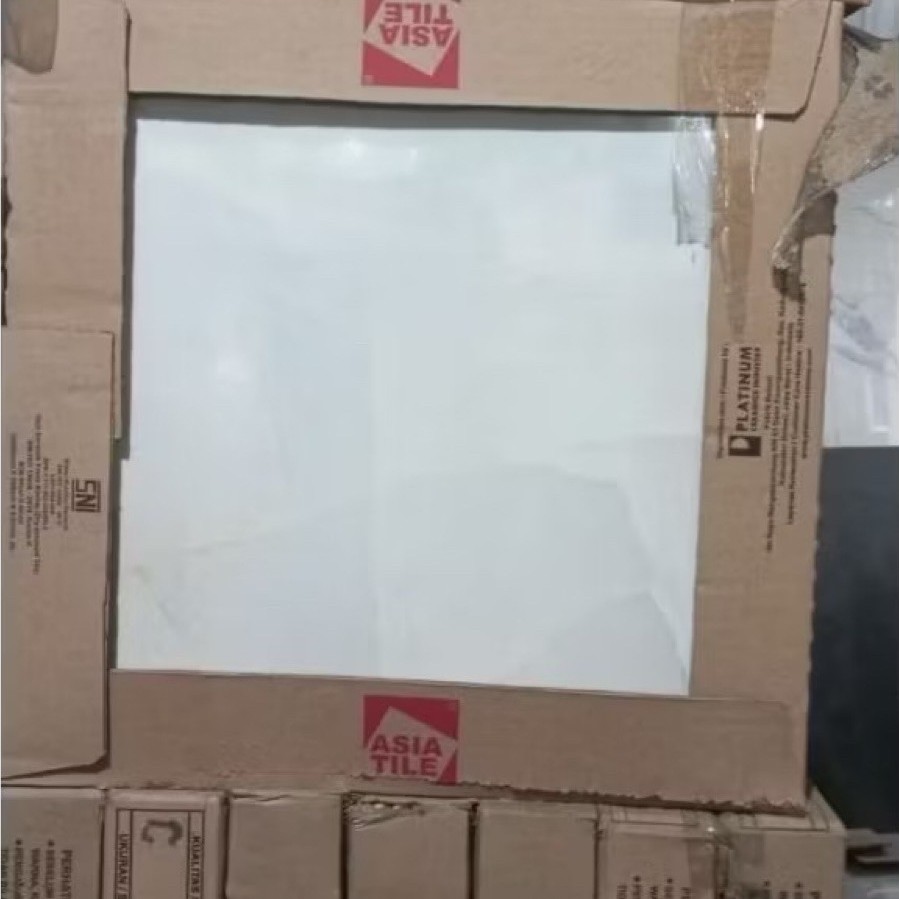 Keramik Lantai 40x40 Malibu Grey Glossy Brand Asia Tile
