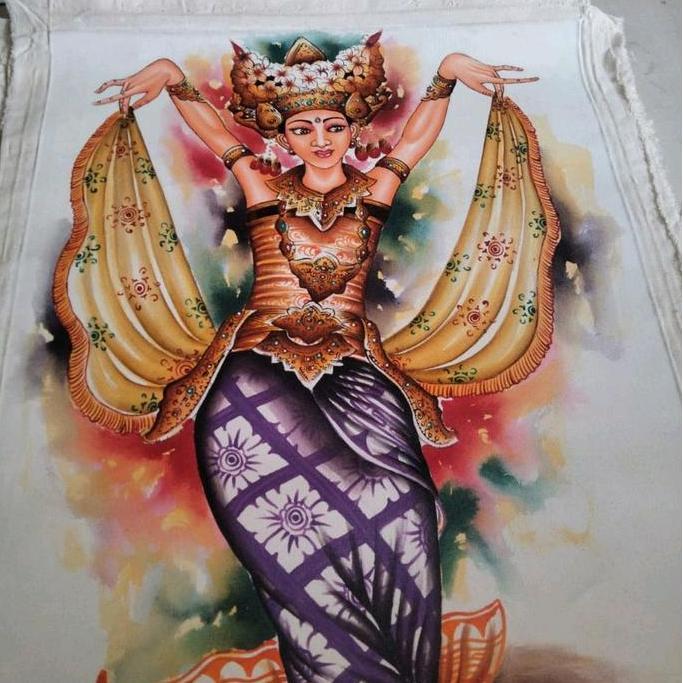 &<&<&<&] Lukisan Kanvas Penari Bali