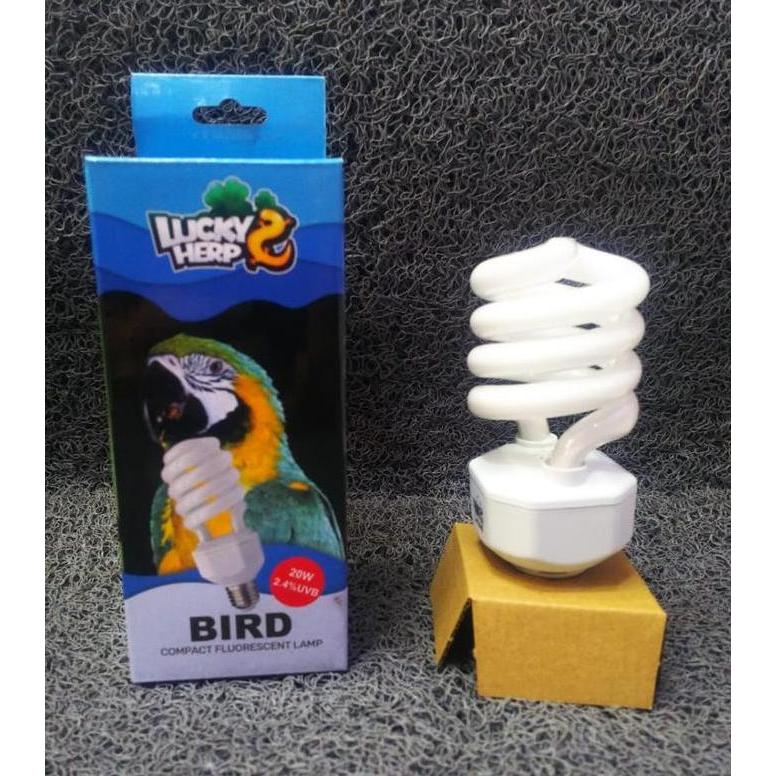 Bhsstore- Lucky Herp Bird Lamp 2.4 Uvb 20W - Lampu Burung