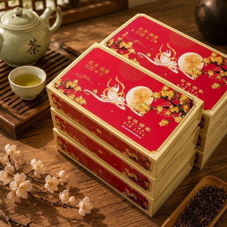 Kim Ling Chung Chiu Pia Mooncake isi 2 HARDBOX