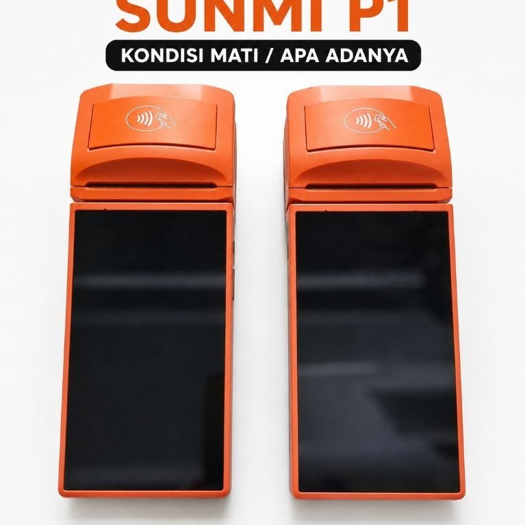 MESIN KASIR SUNMI P1 ORIGINAL KONDISI APA ADANYA