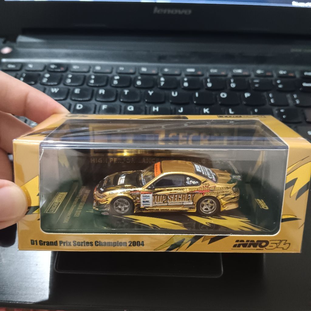 INNO IN64-S15TS-D104 "TOP SECRET Silvia (S15) Gold D1 Grand Prix Series Champion 2004"