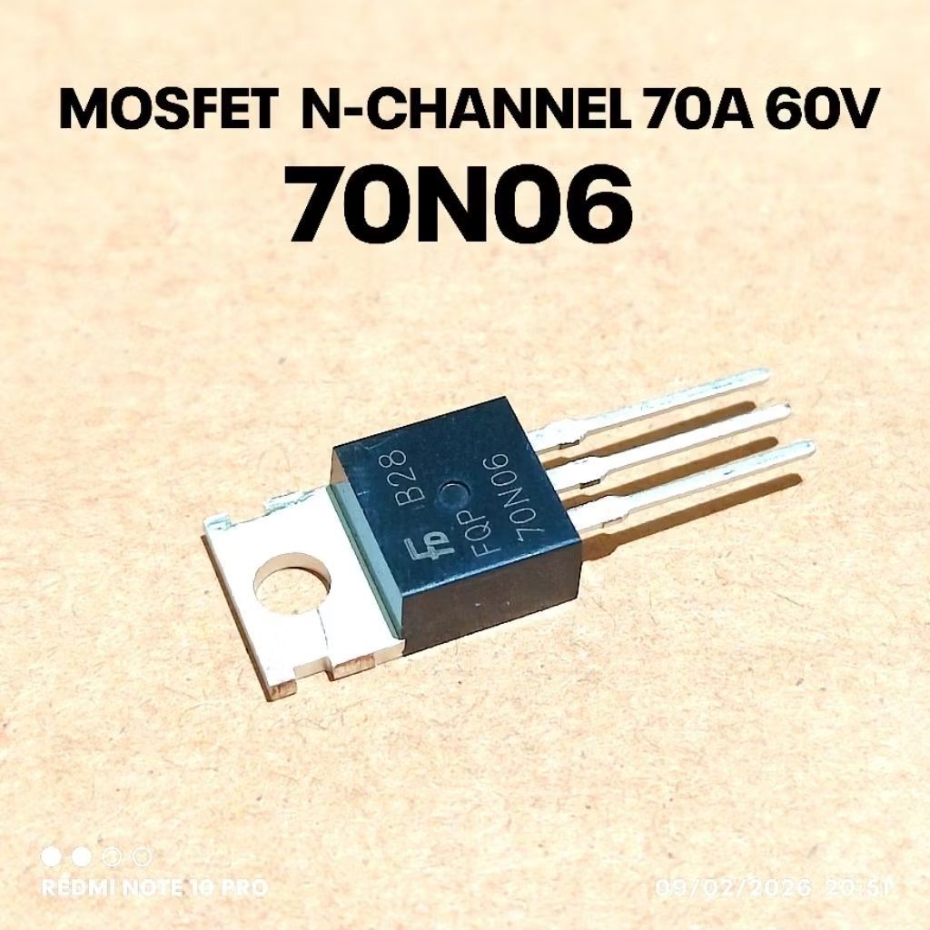 MOSFET N-CHANNEL FQPF70N06 70N06 70A 60V SUPER