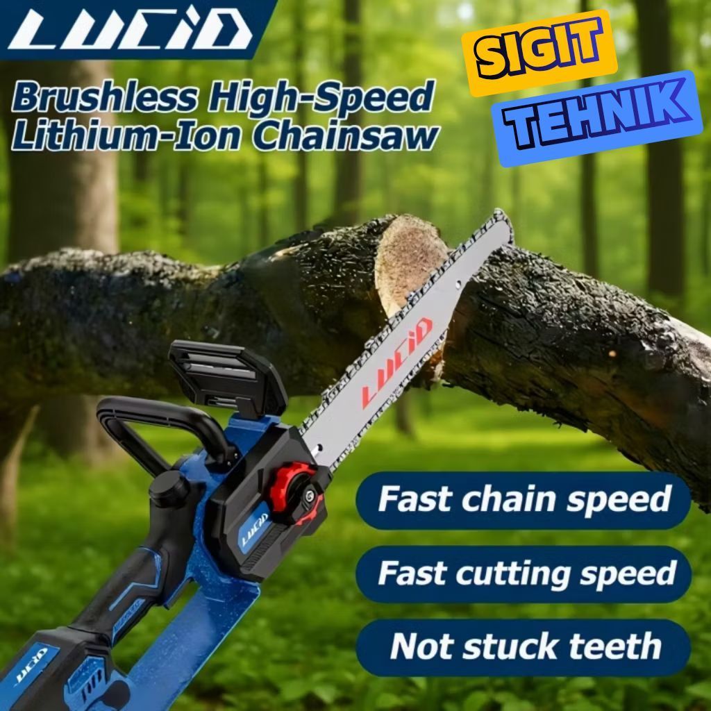 CHAINSAW LUCID LS12 INCH BARU 100% ASLI MURAH CHECKOUT LANGSUNG DI KIRIM